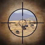 Military target on vehicles