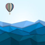 hot-air-balloon-and-mountains-from-paper_fk19D0Ud